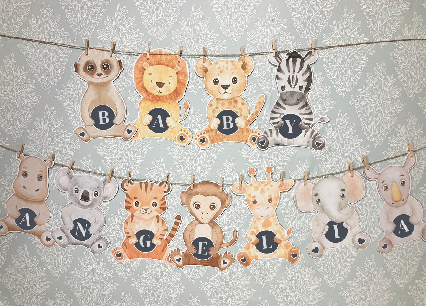 Personalised Animal Kingdom Bunting