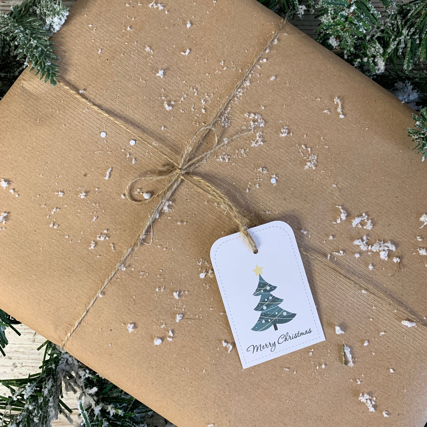 3 FOR £10 - Christmas Spiky Tree Gift Tags, 10 pack