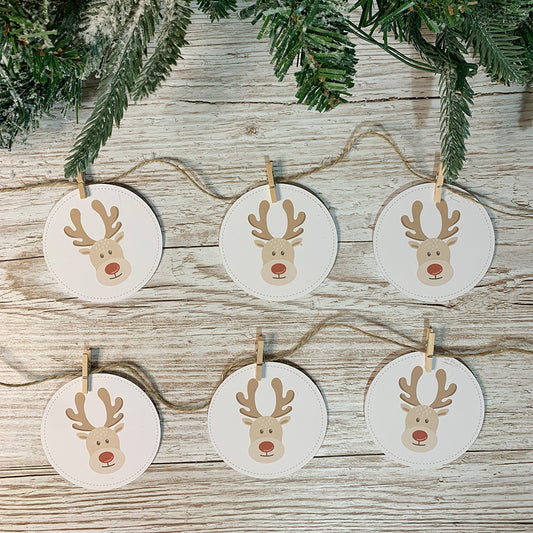 2 FOR £10 - Miniature Reindeer Bunting