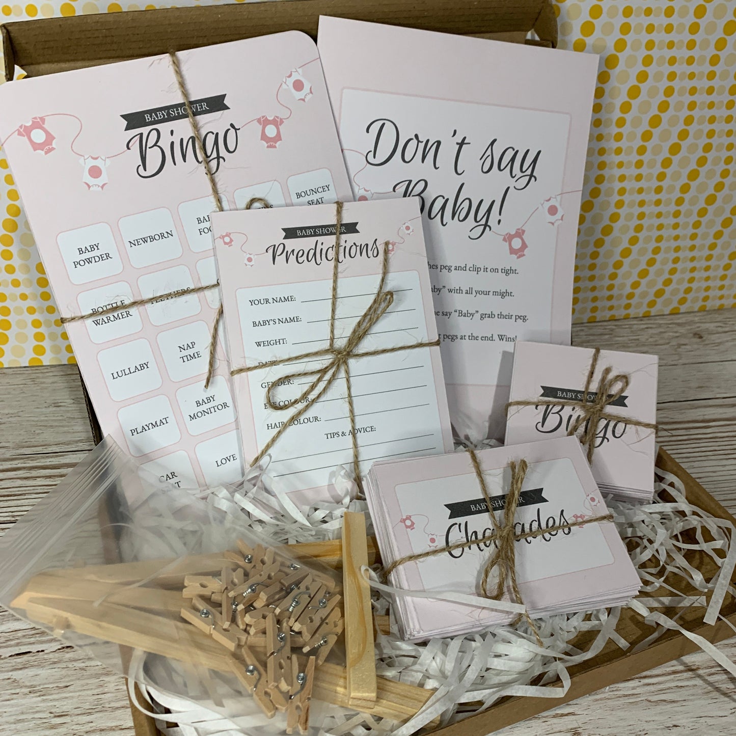 Baby Shower Games Bundle, Onesie Theme