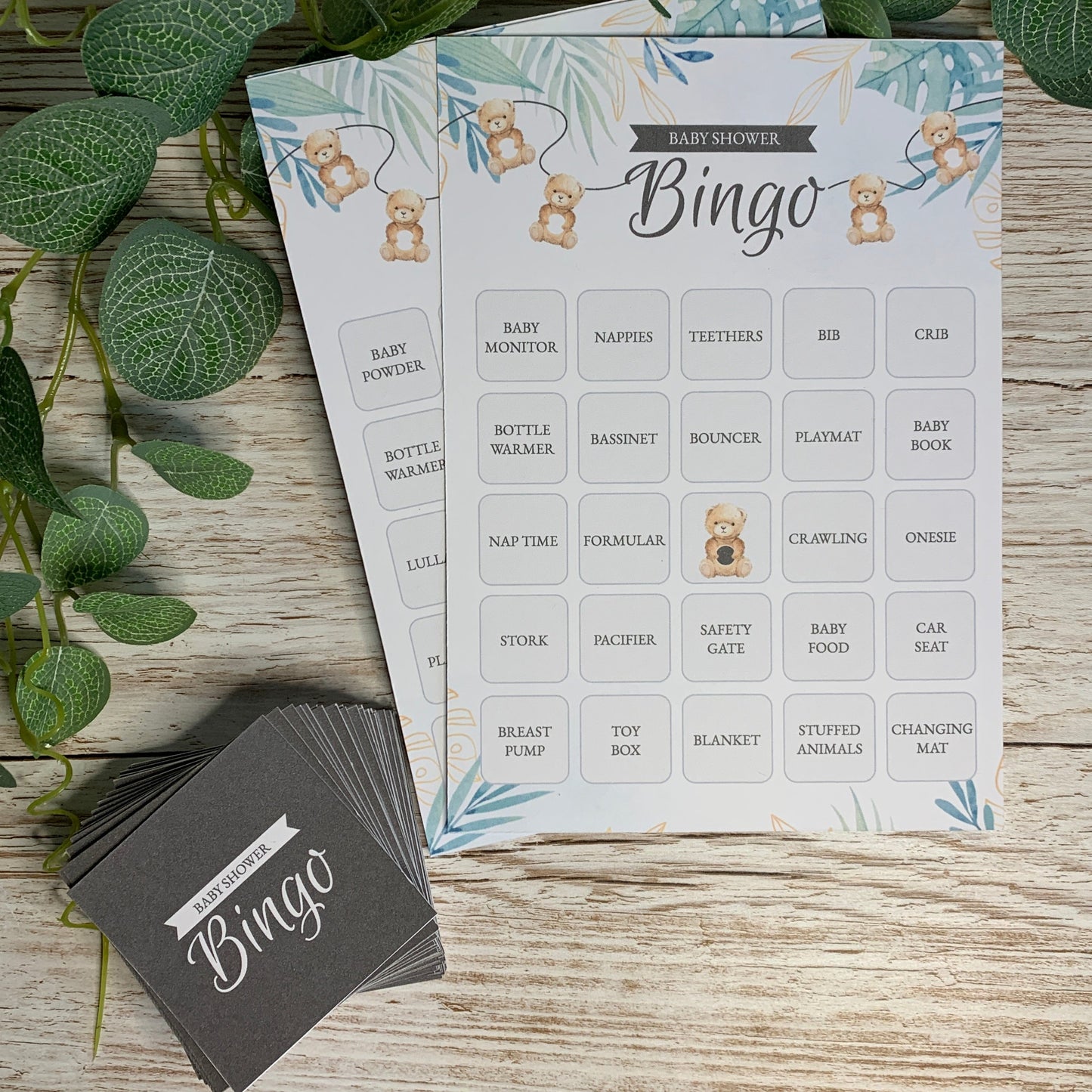 Baby Bingo, Teddy Bear Theme