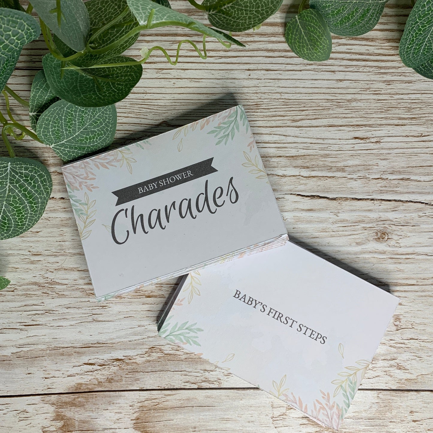 Charades Game, Vintage Theme