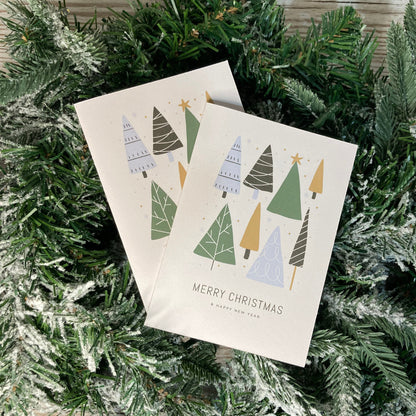 3 for £20 - Handmade Christmas Tree Cards