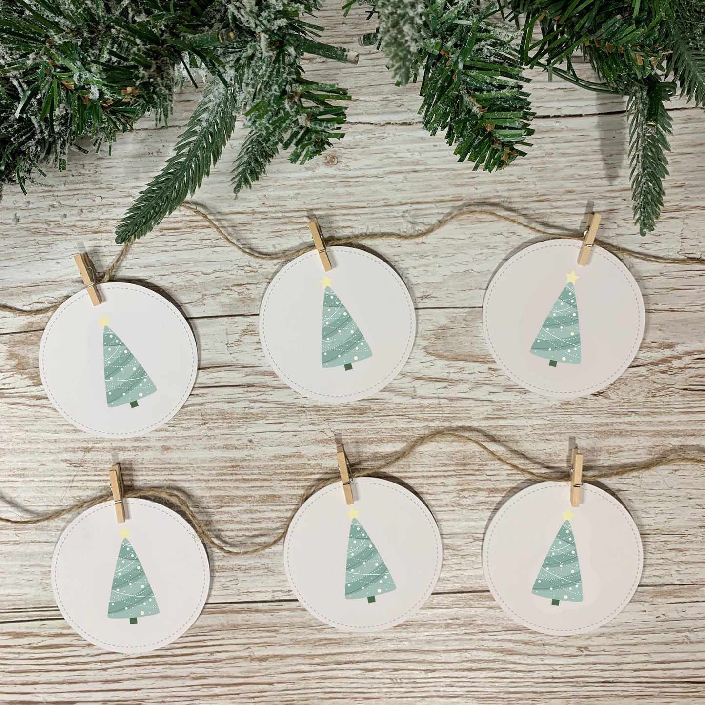 2 FOR £10 - Miniature Triangle Tree Bunting