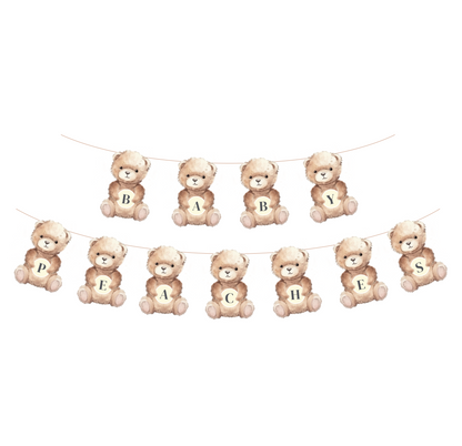 Personalised Teddy Bear Bunting