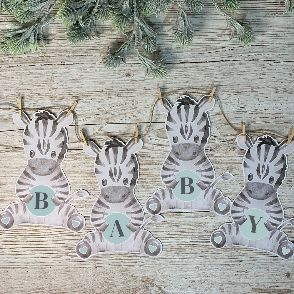 Personalised Zebra Bunting