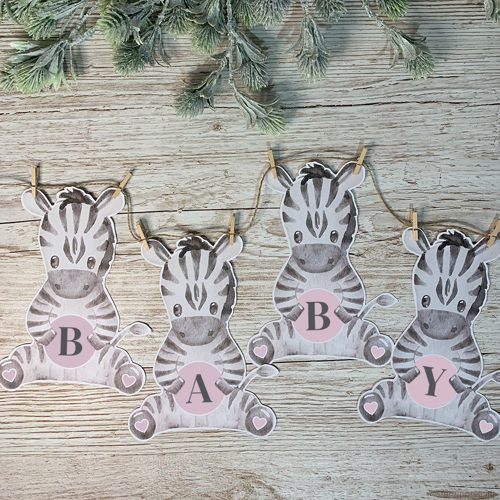 Personalised Zebra Bunting