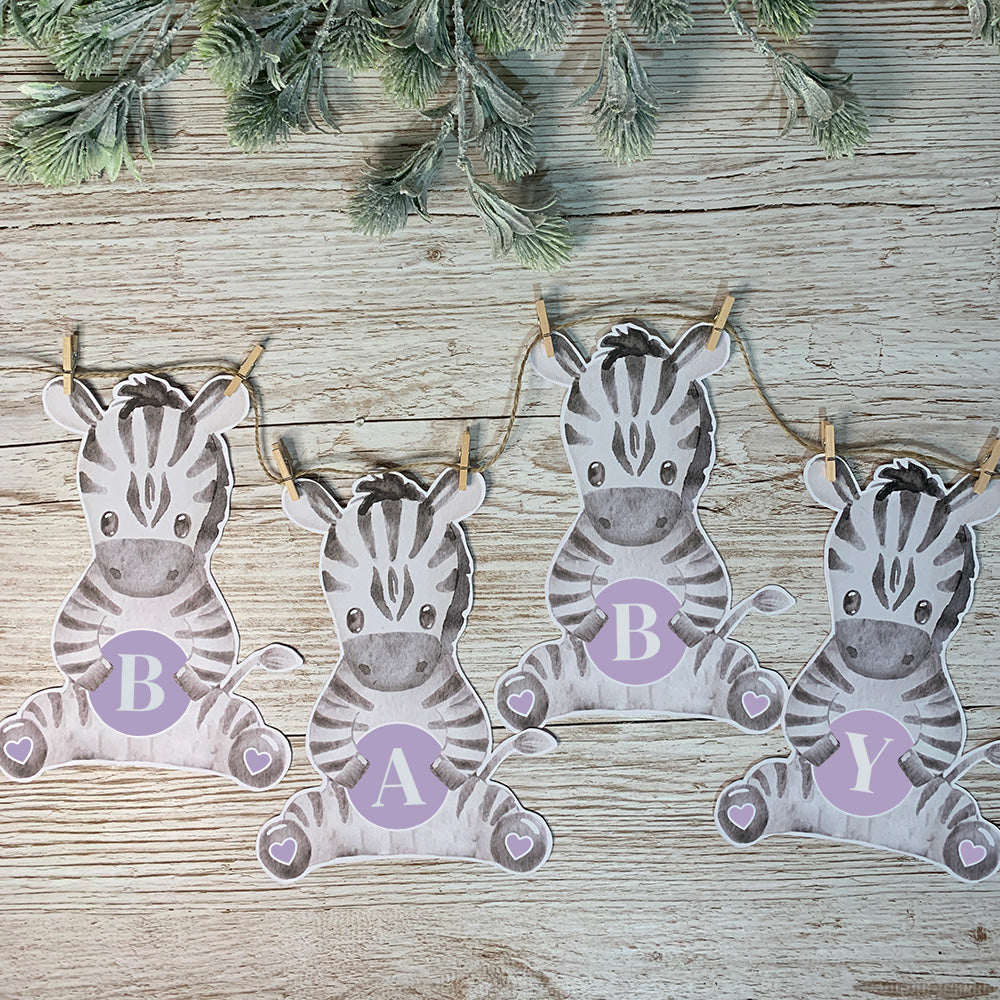 Personalised Zebra Bunting