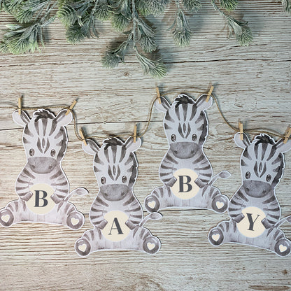 Personalised Zebra Bunting