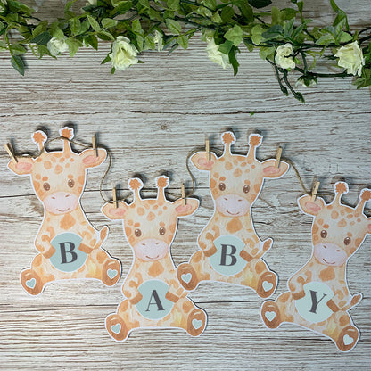 Personalised Giraffe Bunting