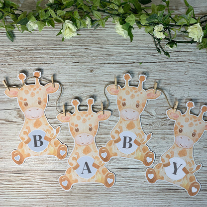 Personalised Giraffe Bunting