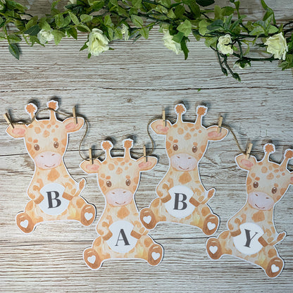 Personalised Giraffe Bunting