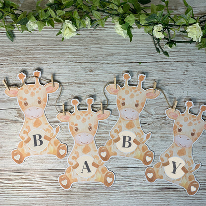 Personalised Giraffe Bunting