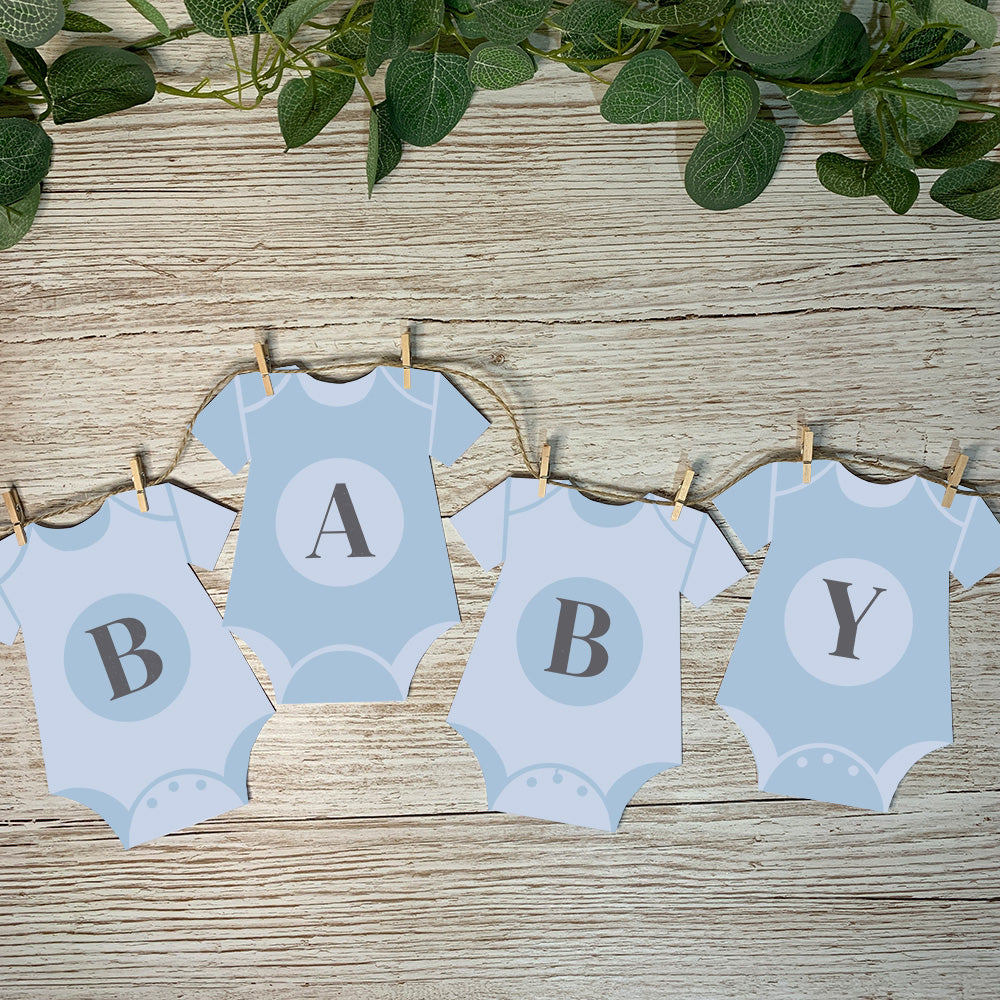 Personalised Onesie Bunting - 2 colour pack