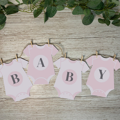 Personalised Onesie Bunting - 2 colour pack